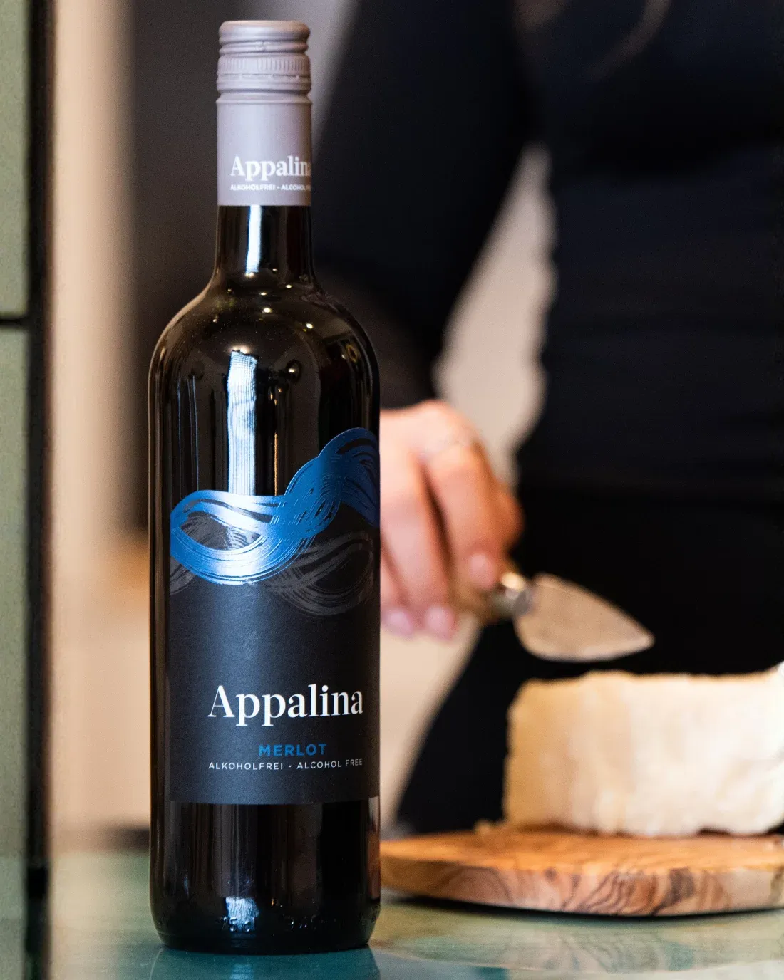 Безалкогольне вино Мерло червоне напівсолодке Appalina (Аппаліна)