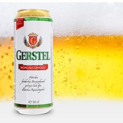 Безалкогольное пиво "Gerstel" Alkoholfrei, in can, 0.5 л (Герштель Безалкогольное, в жестяной банке, 500 мл)