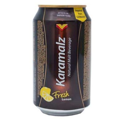 Темное безалкогольное пиво Karamalz Fresh Lemon купить цена