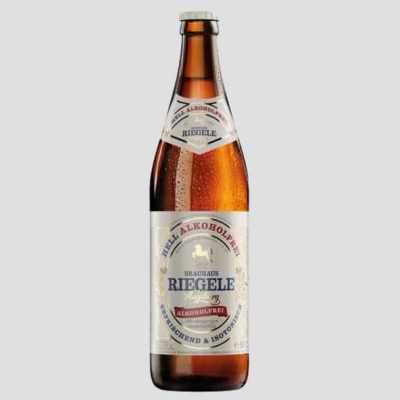 Купить Безалкогольное пиво Riegele Hell Alkoholfrei пшеничное светлое, Германия, 0,5 л