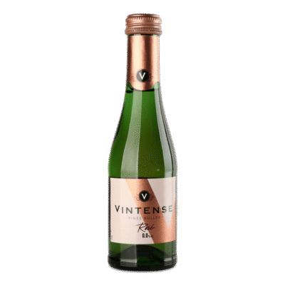 Безалкогольне рожеве шампанське Vintense Sparkling Rose міні 200 мл