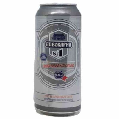 Купить Пиво Безалкогольное Пивоварня №1, 0.5 л