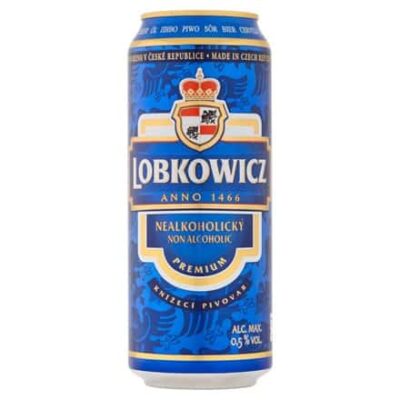 Купить Безалкогольное пиво Lobkowitz / Лобковиц светлый лагер, 0.5л Чехия