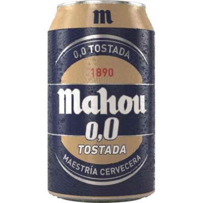 купить Безалкогольное пиво Mahou 0,0 Tostada, in can 0.33 л / Махау Тостада