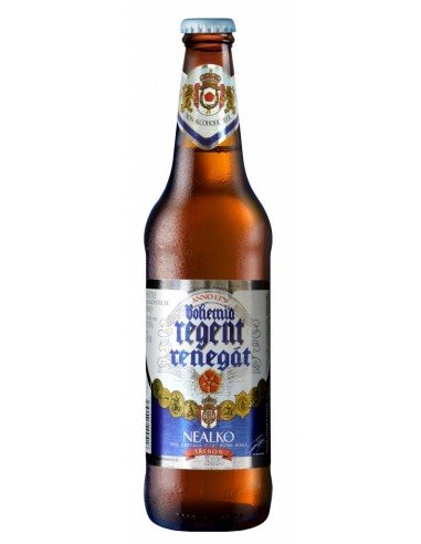 Безалкогольне пиво Bohemia Regent / Богемія Регент світле, 0.5л Чехія (у пляшці)