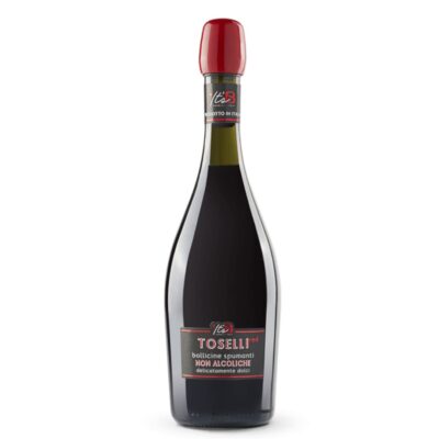 Безалкогольне шампанське Toselli Rosso / Тоселлі червоне солодке
