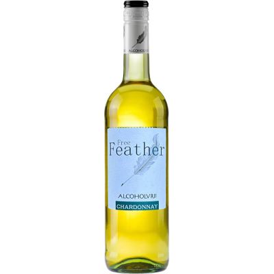 Безалкогольне вино біле Free Feather Chardonnay / Німеччина напівсухе