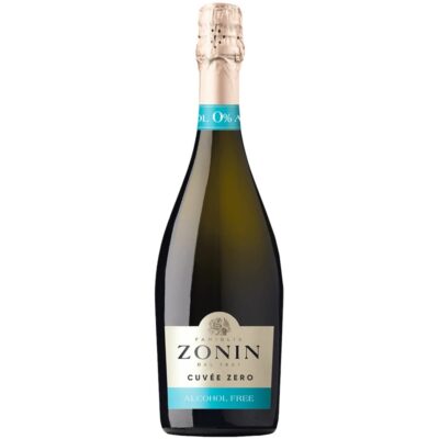 Безалкогольне ігристе шампанське Zonin Cuvée Zero / Зонін Кюве Зеро