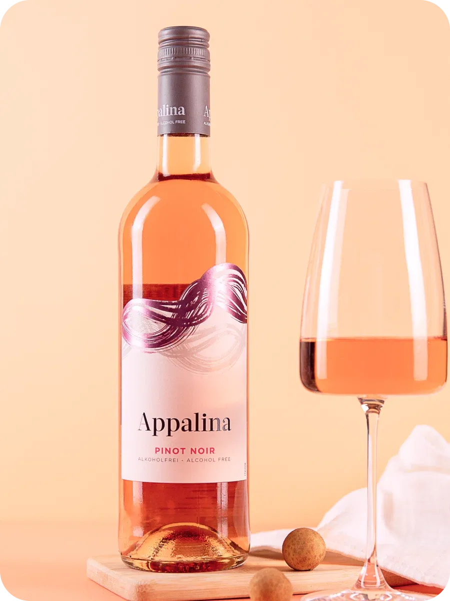 Безалкогольне вино Піно Нуар (Pinot Noir) Appalina рожеве