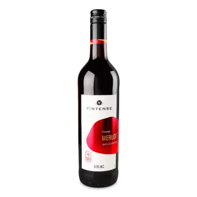 Купити Безалкогольне червоне вино Мерло (Merlot) Vintense Бельгія