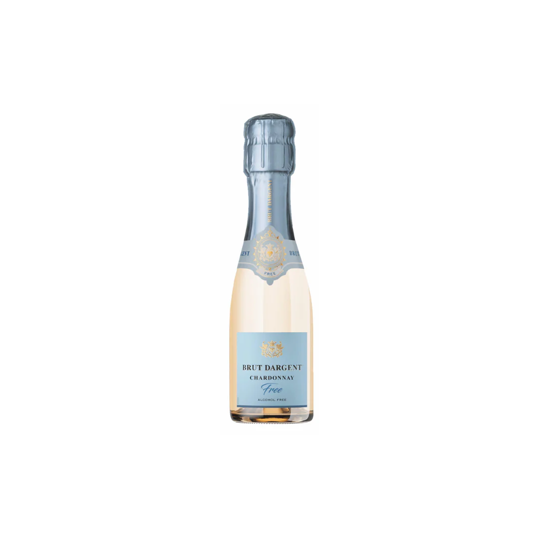 Безалкогольне шампанське Brut Dargent Chardonnay / Брют Даржан Шардоне, біле, Сухе, Франція, міні 200 мл
