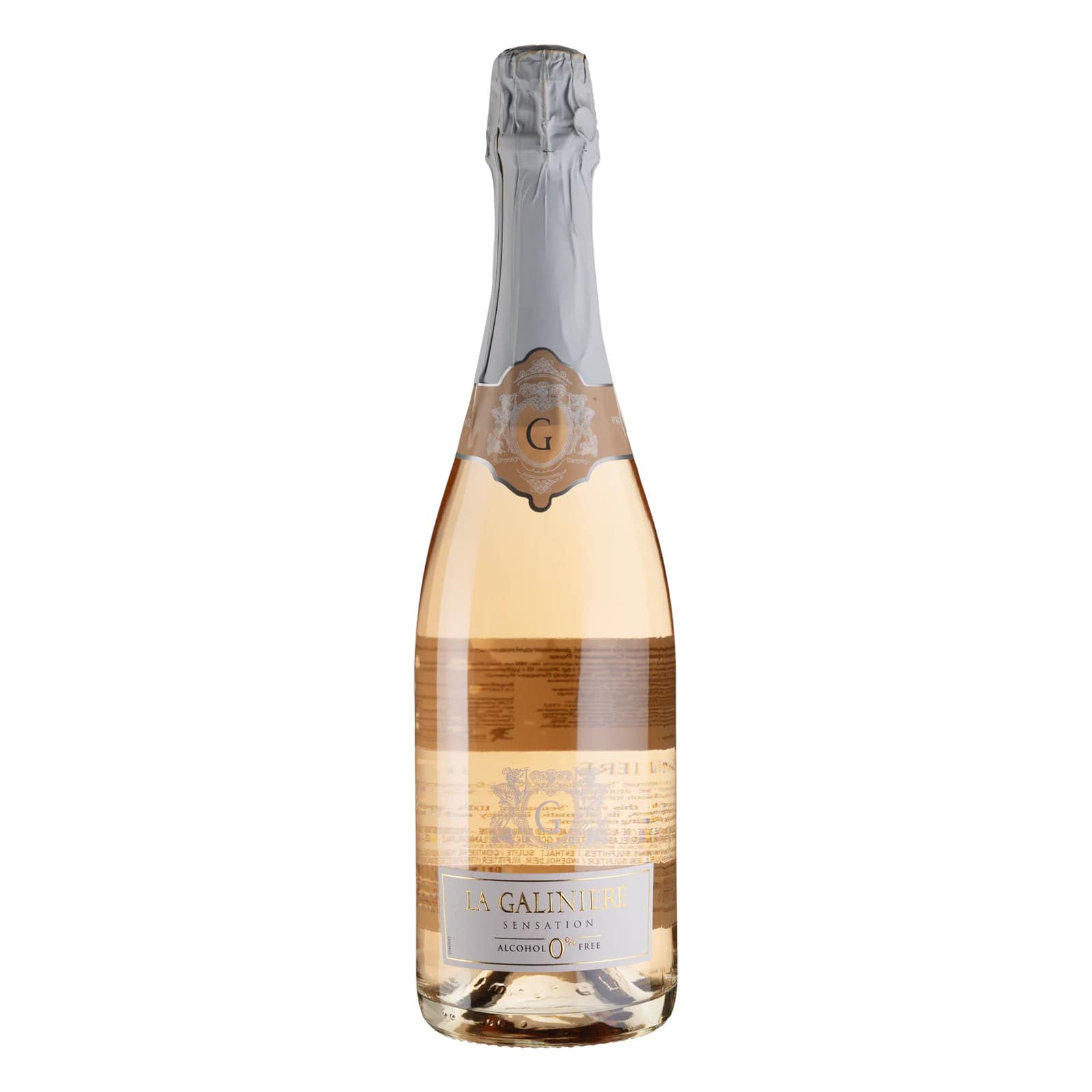 Купити Безалкогольне рожеве шампанське Сенсейшн Веган / Sensation Vegan Sparkling Rose, Chateau De La Galiniere, Франція